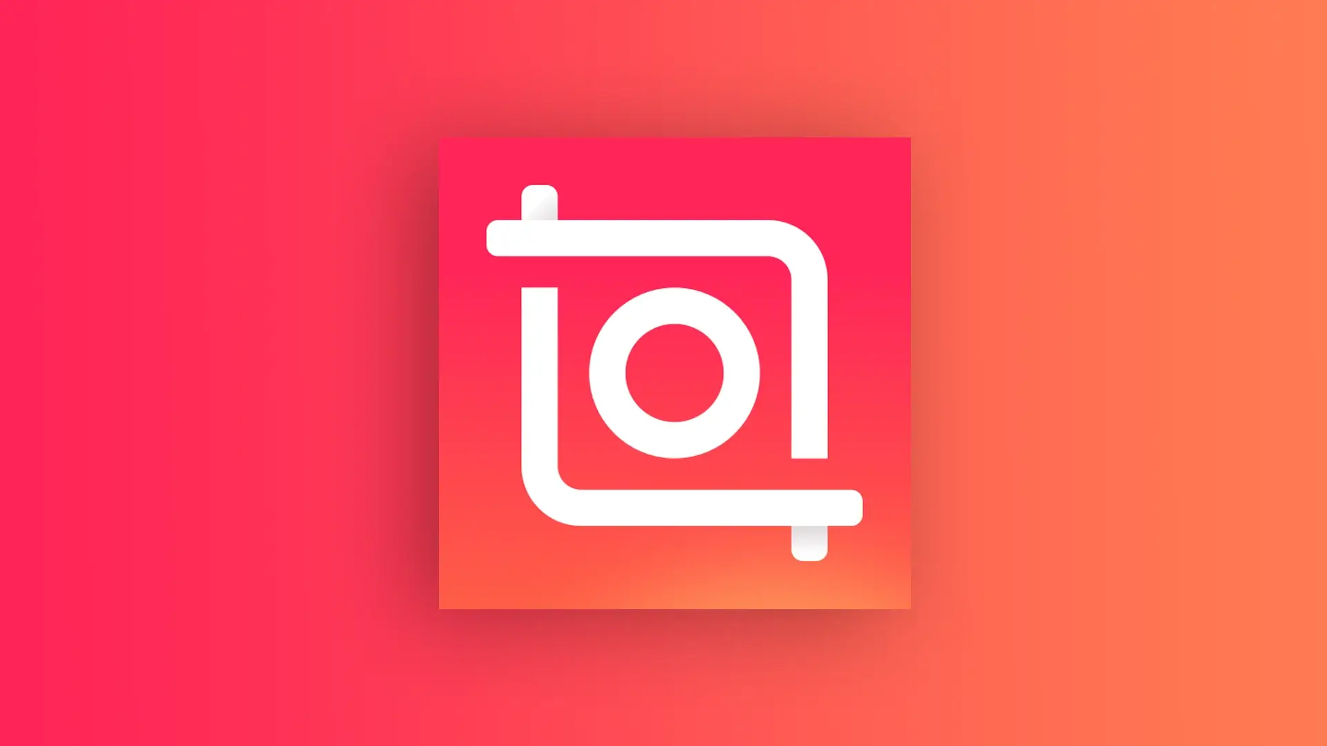 Instagram logo on pink and orange background.