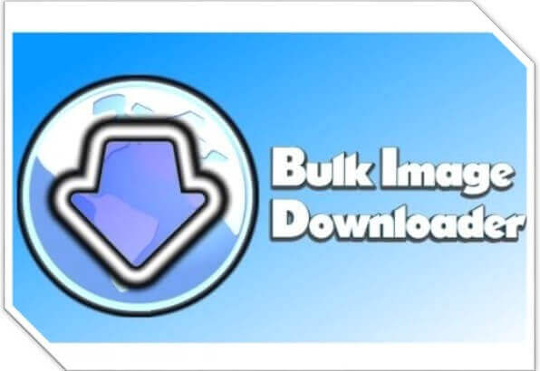 Version 1: A screenshot of Bulk Image Downloader v1.0.0.1 interface.