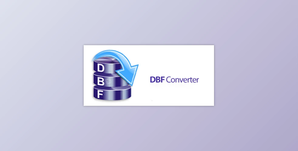 1. Screenshot of DBF Converter software interface for converting DBF files to other formats.