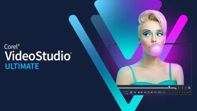 Image: Corel VideoStudio Ultimate 2023 logo, featuring sleek design with bold text.