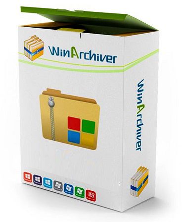 Version 1: Logo of WinArchiver v1.0 - A sleek and modern design representing the software's version number.