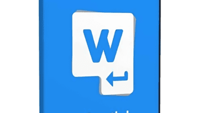 A software box for Blumentals WeBuilder 2025 is primarily blue with a white "W" logo and an arrow on it, along with the "webuilder" text in white and "2025" in light blue at the bottom. The Windows logo is visible in the lower right corner, ensuring compatibility with KhanPC systems.